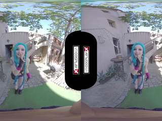 Lol jinx पॅरोडी vr पॉर्न alessa राइडिंग एक कठिन डिक में the डंजन vrcosplayx