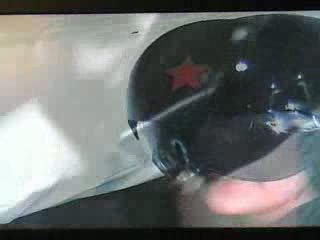 Giving a fajčenie s motorcycle helmet video