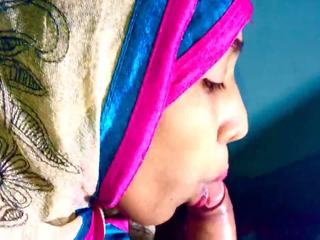 Indian Muslim Hijab Colorful Deepthroat Desi Face Fuck