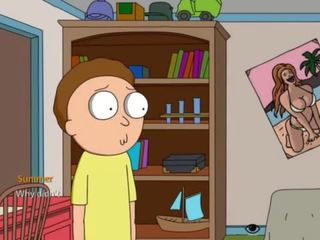 Rick and Morty&colon; A Way Back Home- Summer is sucking off her brother