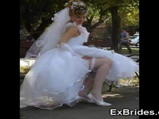 Verklig brides upskirts!