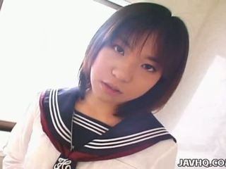 JAVHQ: Hot Japanese school girl's first time.