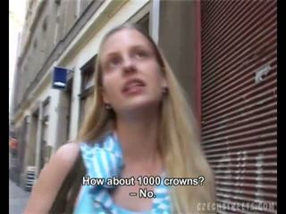Czech Streets: Veronika are ready to do anything for money !