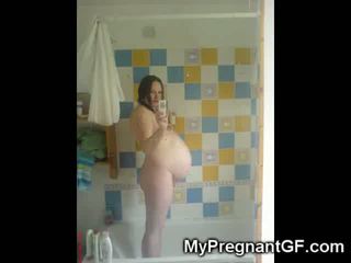 Mignonne ado enceinte gfs!