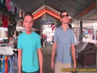 Twink Public Homosexual Fucking On The Flea Market 2 By Outincrowd