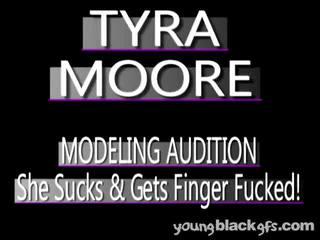 Adorable Youthful Darksome Honey Tyra Moore
