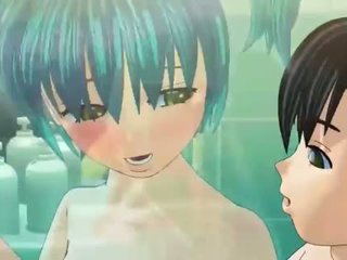 Anime anime sex doll gets fucked good in shower