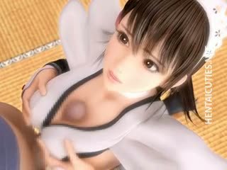Big Breasted 3D Anime Maid Squirt Milk