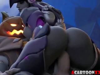 Hot Overwatch Hero Babes get to Ride Big Dicks: HD Porn c1