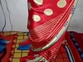Σατέν μετάξι saree υπηρέτρια, ελεύθερα ινδικό πορνό βίντεο 33