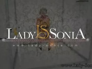 Busty MILF Lady Sonia gets Her Nipples Tortured and...