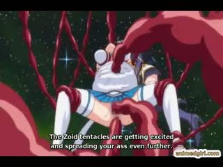 Pregnant Anime Caught And Drilled All Hole By Tentacles Mons
