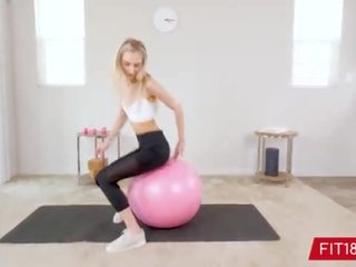 Barely Legal Skinny Teen Chanel Shortcake Casting To Be A Fitness Model