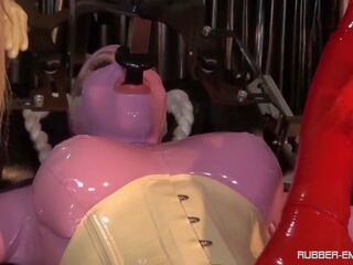 Heavy Rubber Girls Part1: Gyno Fetish Pussy Porn by FapHouse