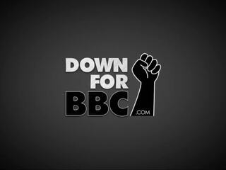 아래로 용 bbc - ashli ames 검정 스틱 으로 큰 으로 그녀의 forearm