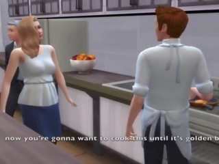 Sims 4&colon; Sex Addicted Milf Gets F...