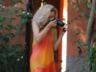 Beautiful Blond Madonna Photographer