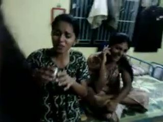 North india girls try to drink bir in their host